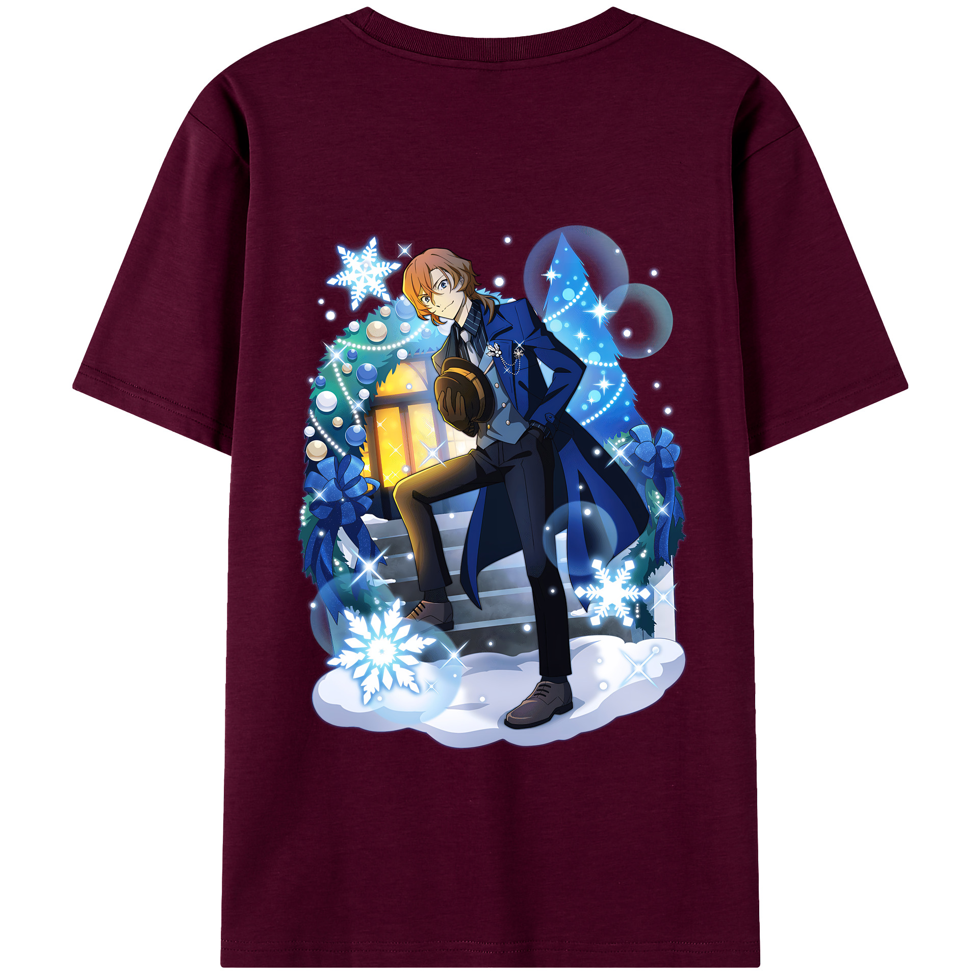 （画像用） 文豪ストレイドッグス Bungo Stray Dogs レディース半袖Tシャツ(バックプリント)